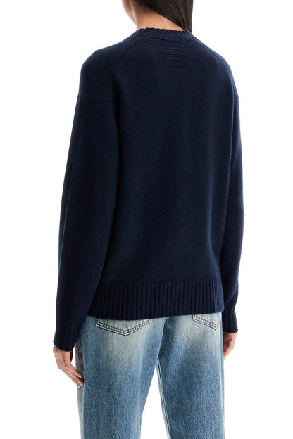 Oversized Cashmere Card  - Blue