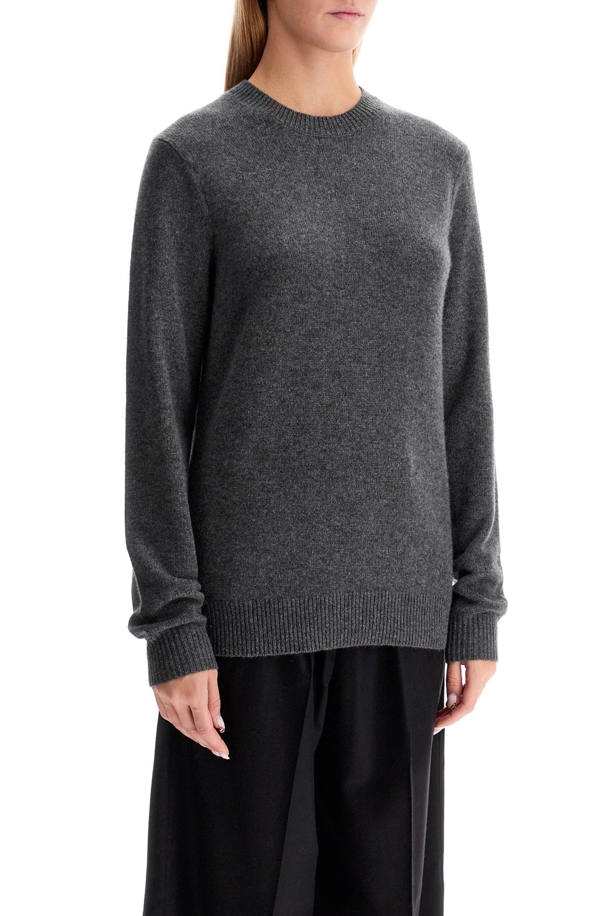 Cashmere Crewneck Pullover  - Grey