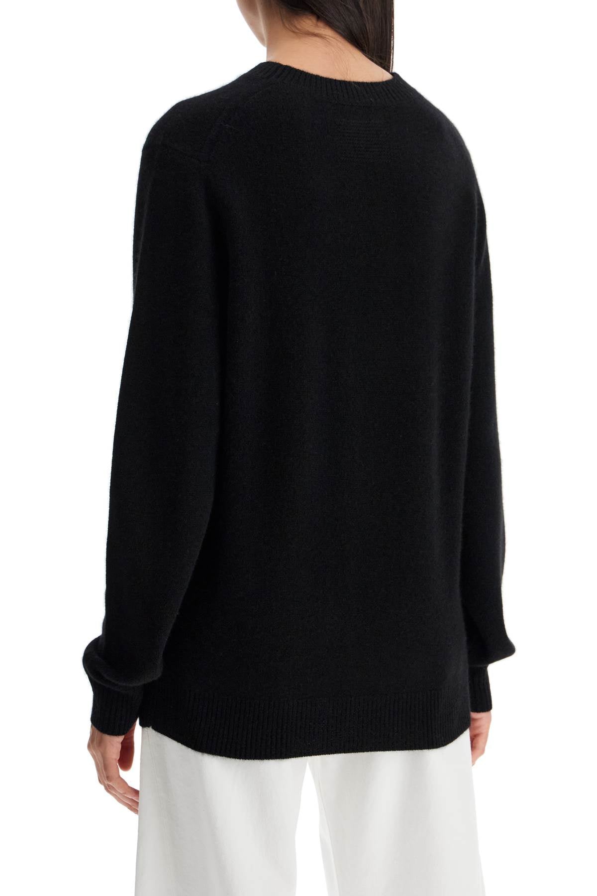 Cashmere Crewneck Pullover  - Black