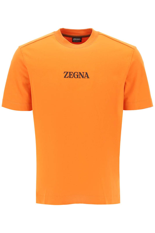 Crewneck T-shirt  - Orange