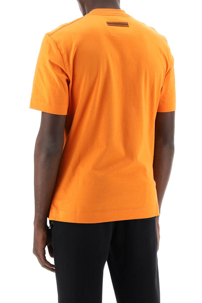 Crewneck T-shirt  - Orange