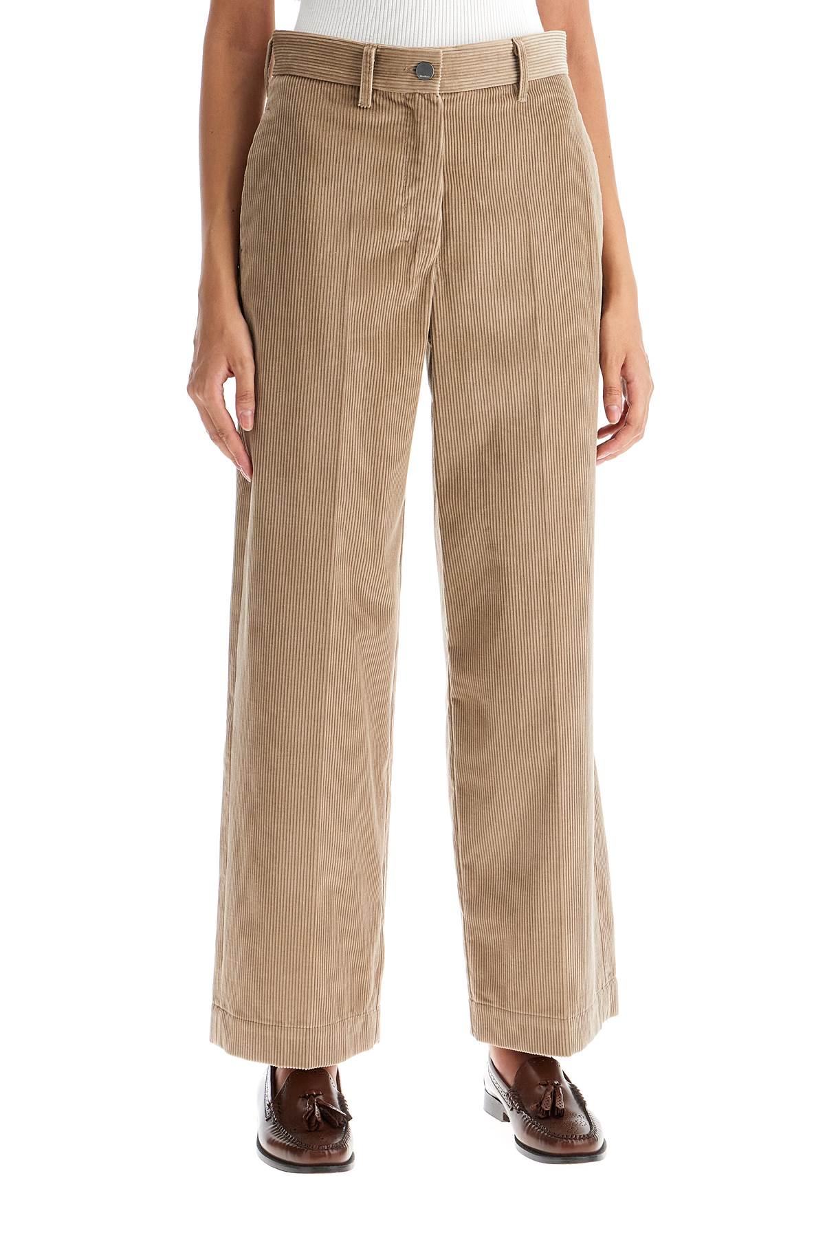 Corduroy Pants In Udine  - Beige