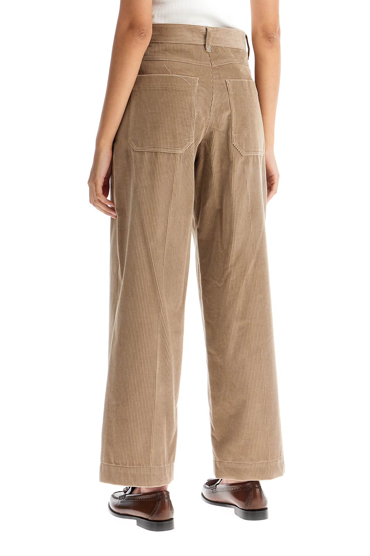 Corduroy Pants In Udine  - Beige