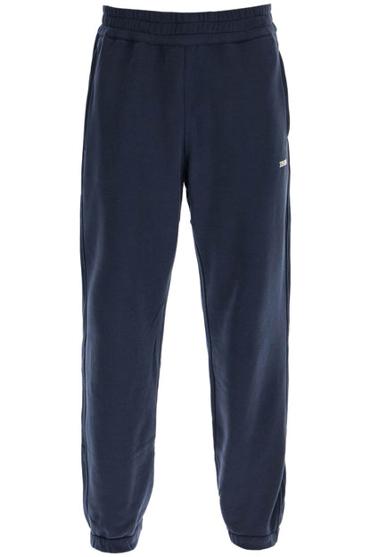 Jogger Pants With Rubberized  - Blue