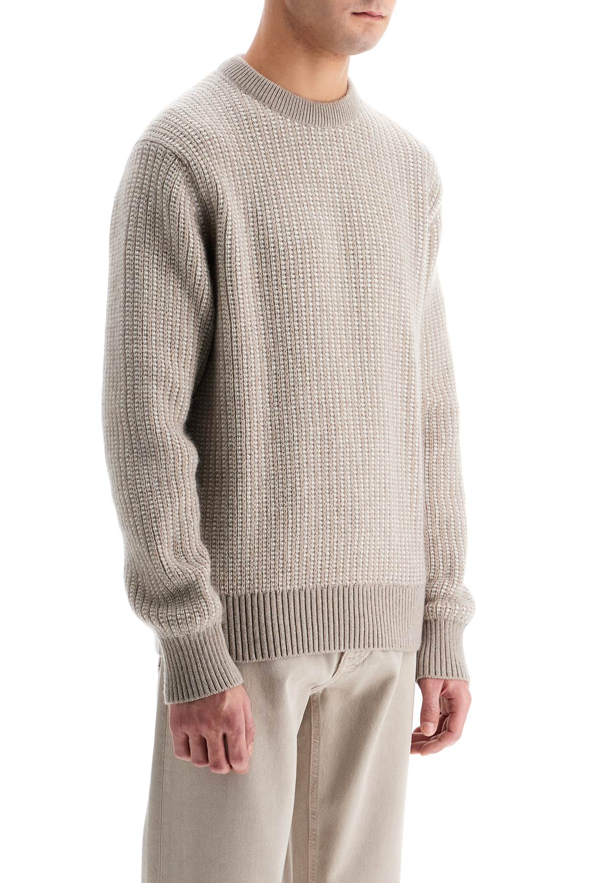 Cashmere And Mohair Sweater  - Beige