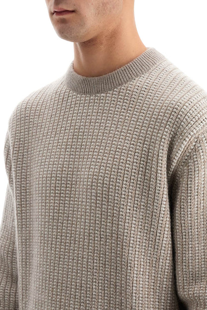 Cashmere And Mohair Sweater  - Beige