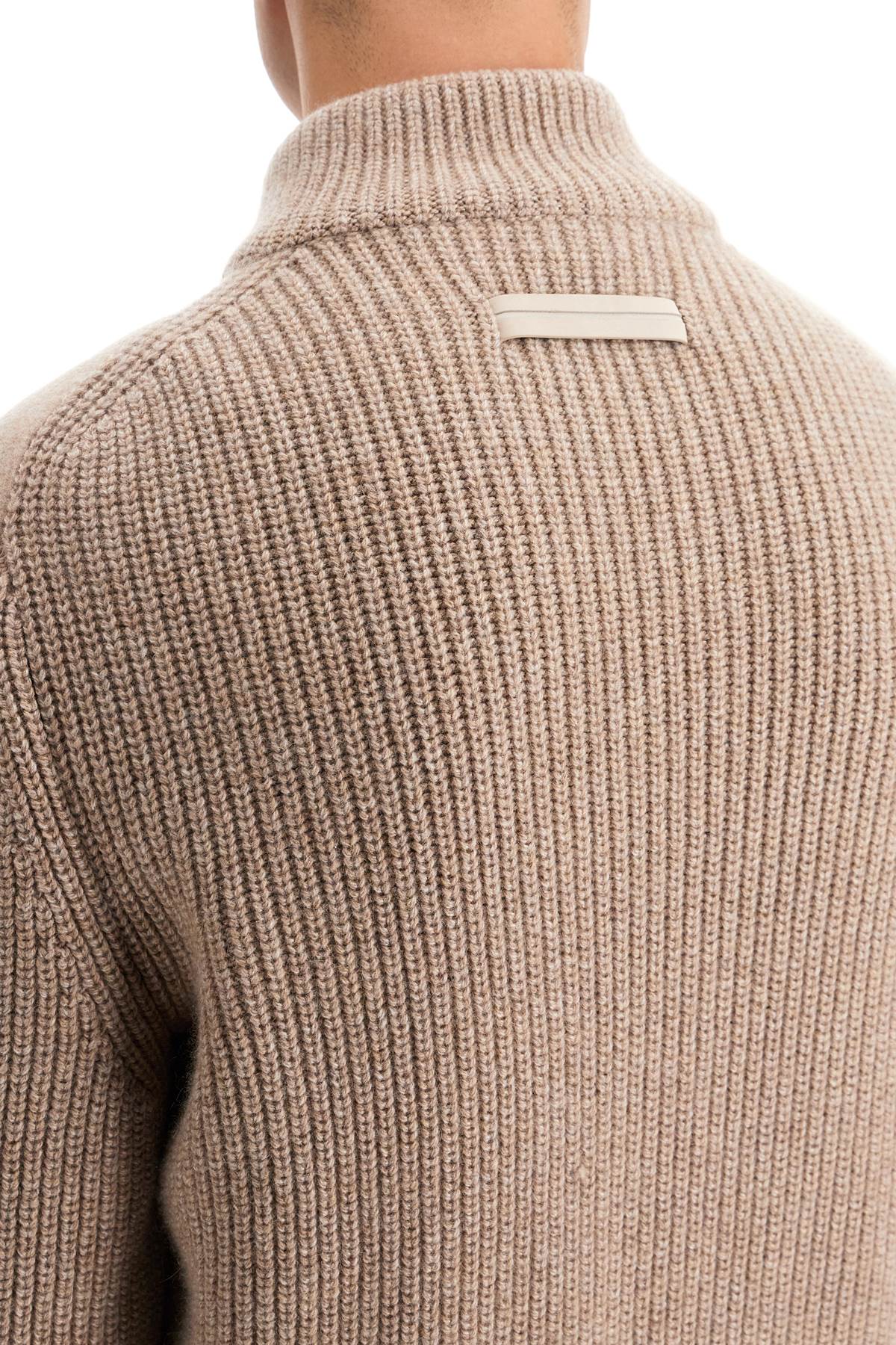 Hybrid Cashmere Cardigan  - Beige