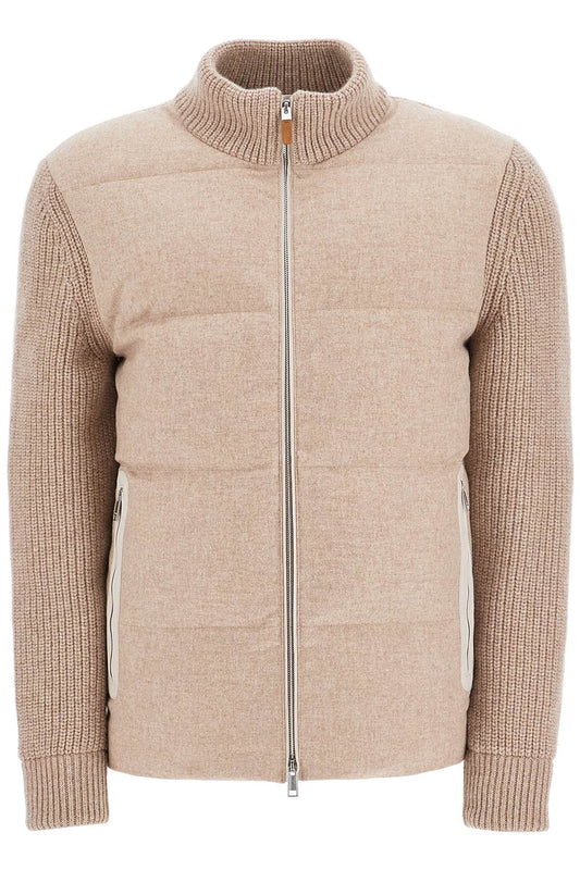 Hybrid Cashmere Cardigan  - Beige