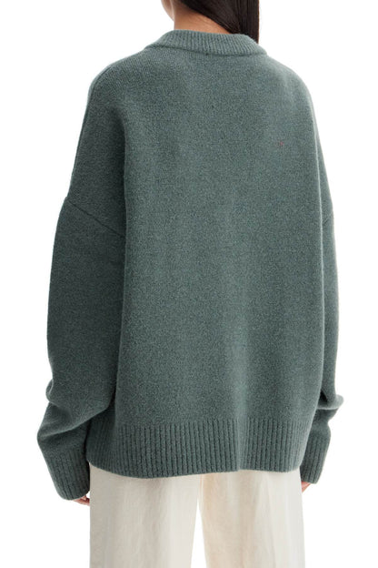 Ami De Coeur Boxy Cardigan  - Grey