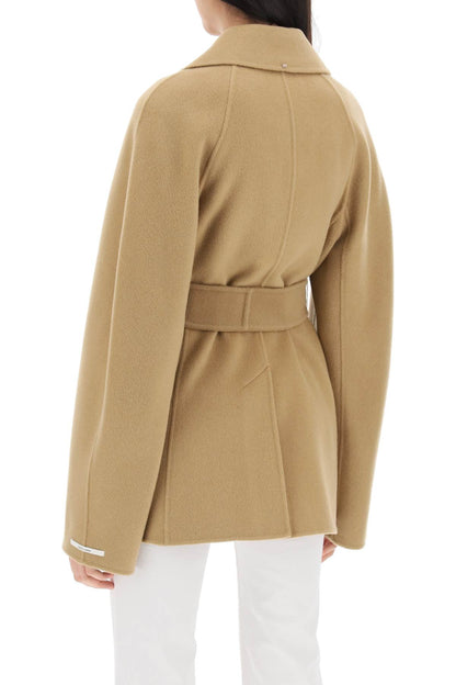 Umano Double-breasted Peacoat  - Beige