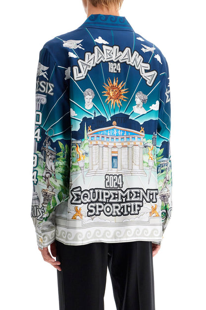 Silk Shirt From Le Temple Du Sport.  - Blue