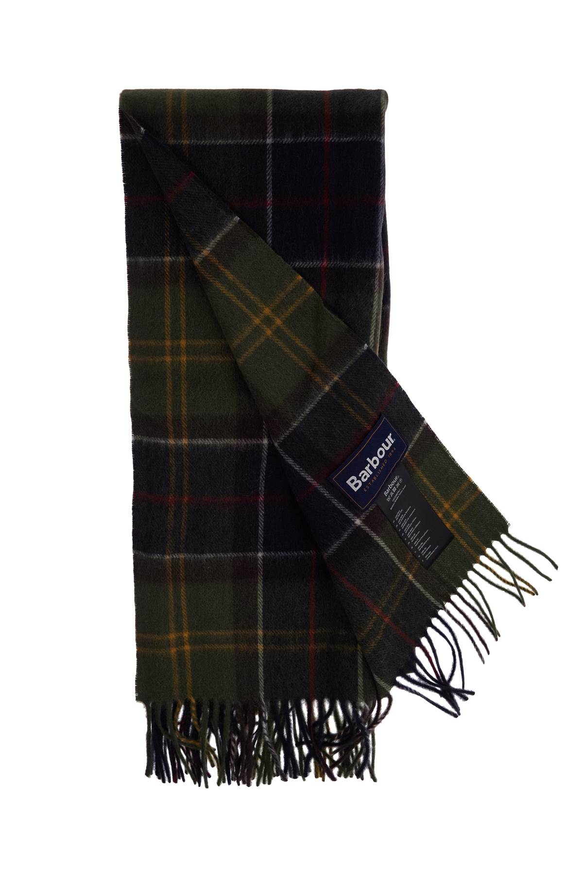 "braden Tartan Wool Scar  - Green