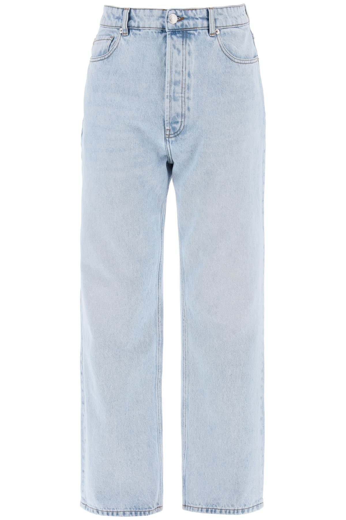 Loose Fit Denim Jeans In Classic  - Blue