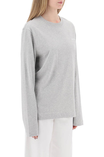 Long-sleeved Cotton T-shirt For  - Grey