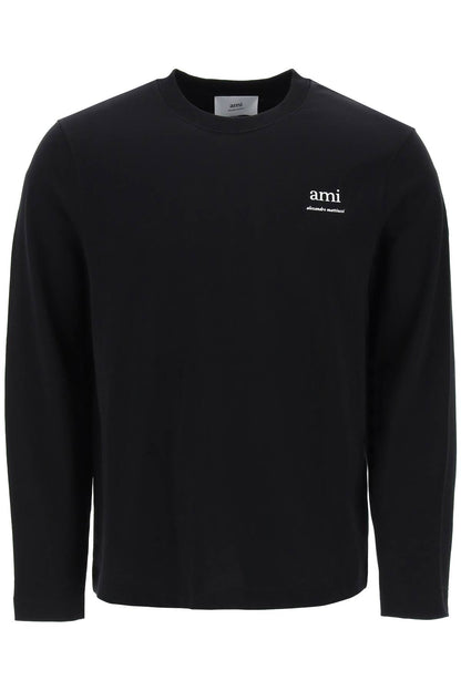 Long-sleeved Cotton T-shirt For  - Black