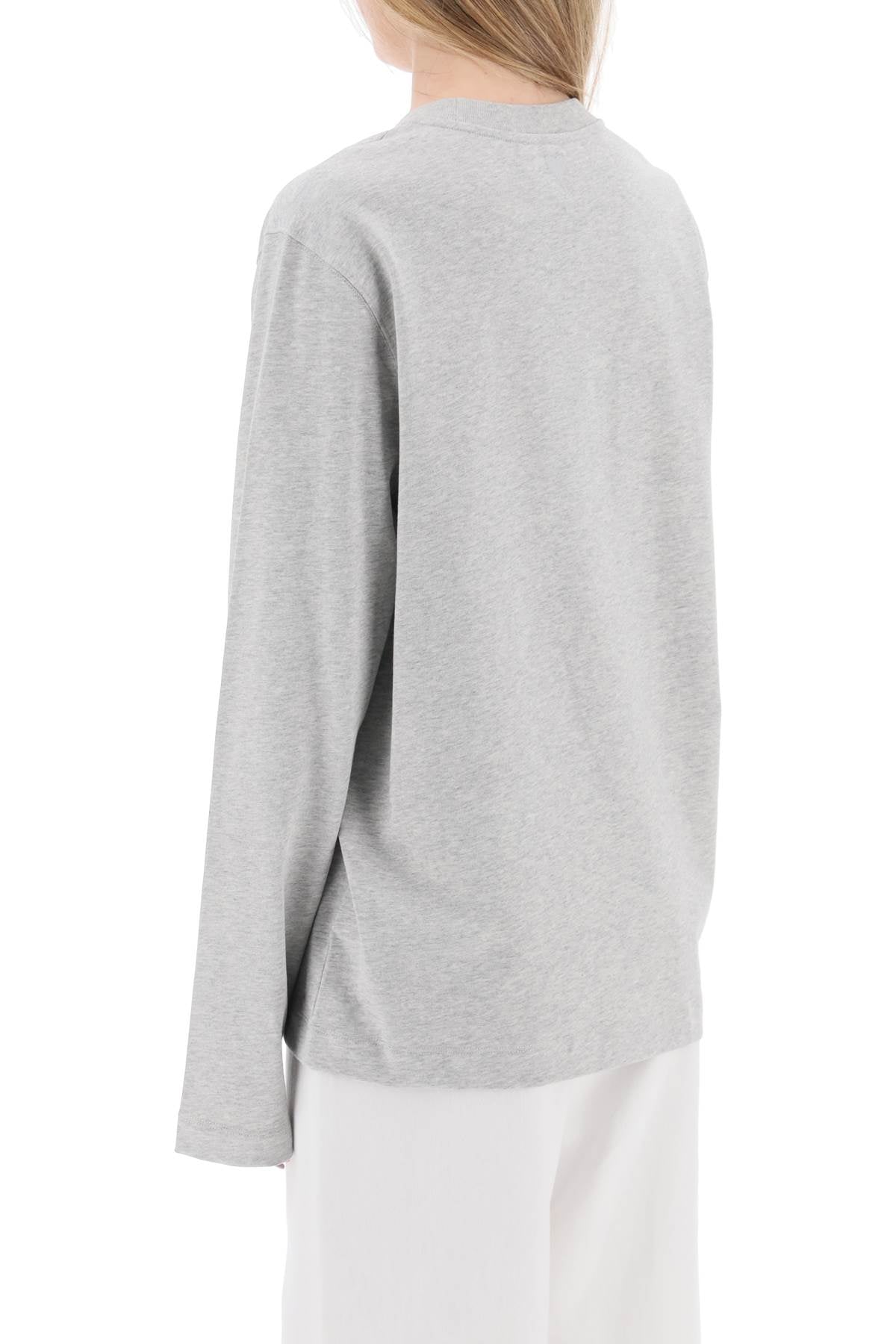 Long-sleeved Cotton T-shirt For  - Grey