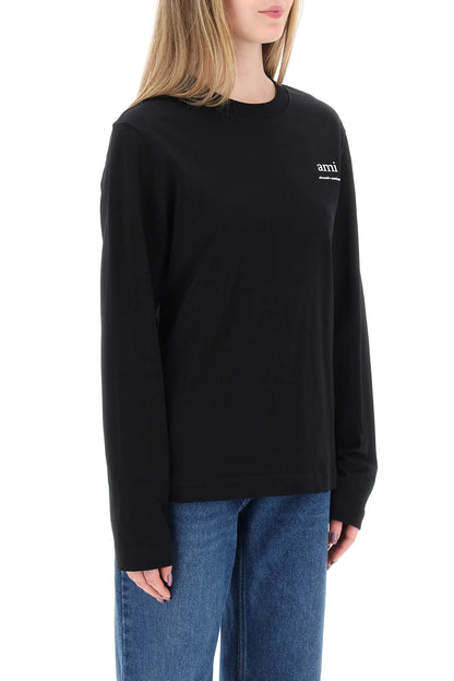 Long-sleeved Cotton T-shirt For  - Black