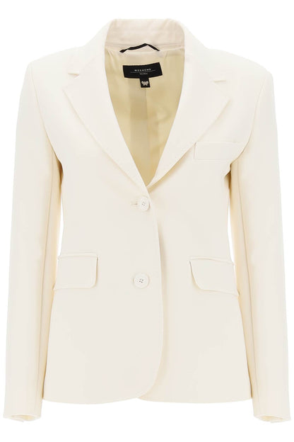 Uva Single-breasted Jacket  - White