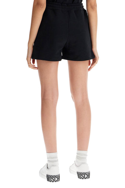 Teddy Bear Sports Shorts  - Black