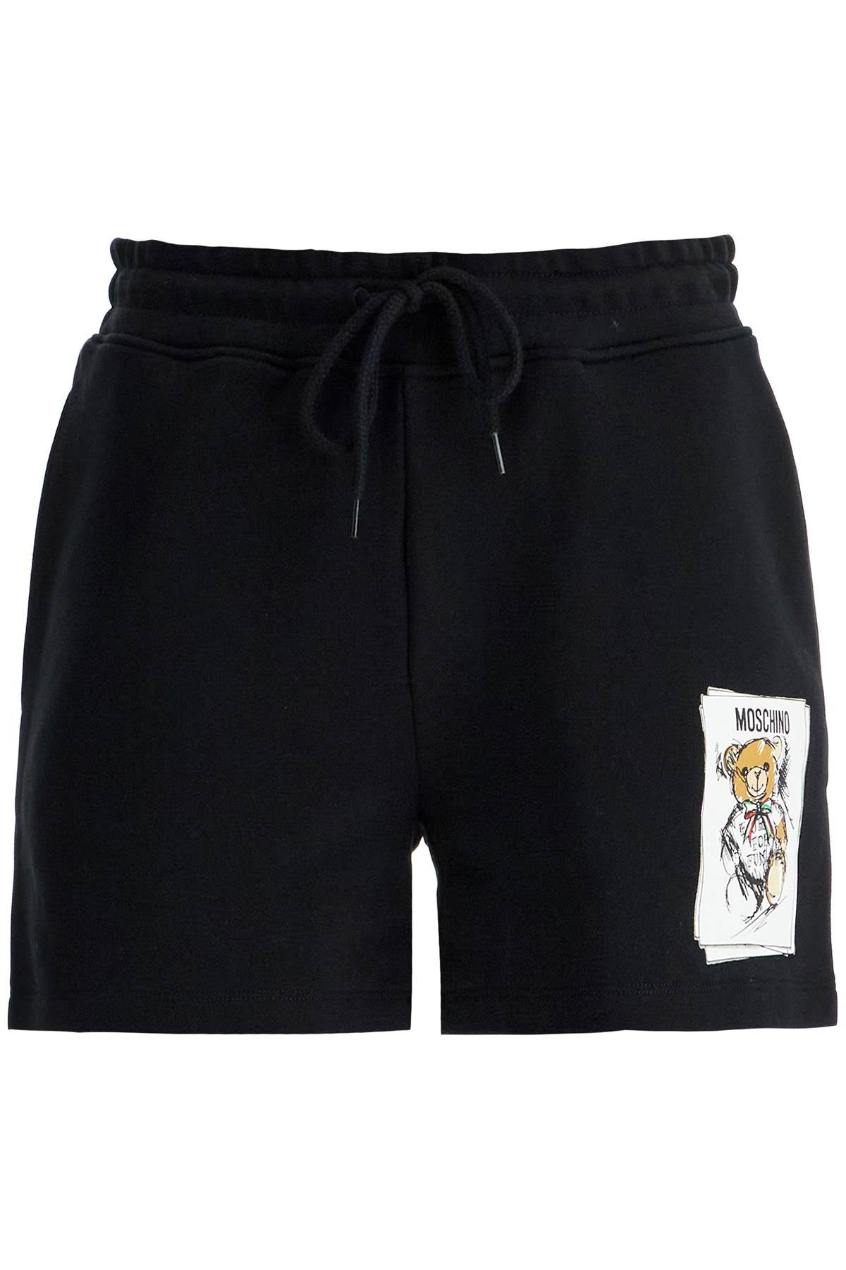 Teddy Bear Sports Shorts  - Black