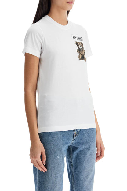 Moschino Teddy Bear Print T  - White