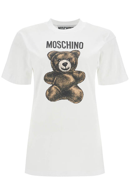 Moschino Teddy Bear Print T  - White