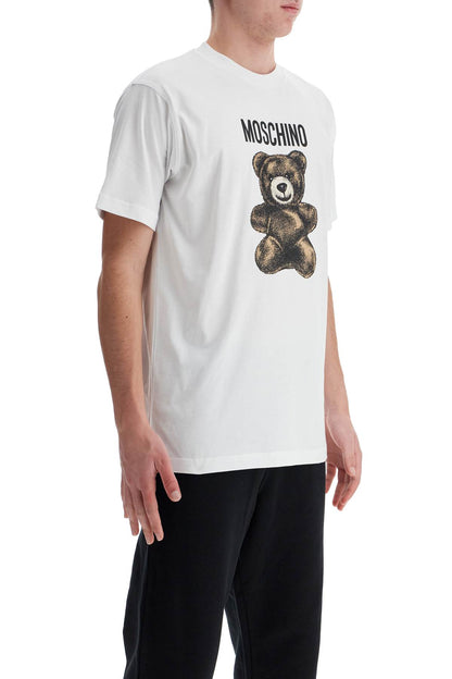 Moschino Teddy Bear Printed T-shirt  - White