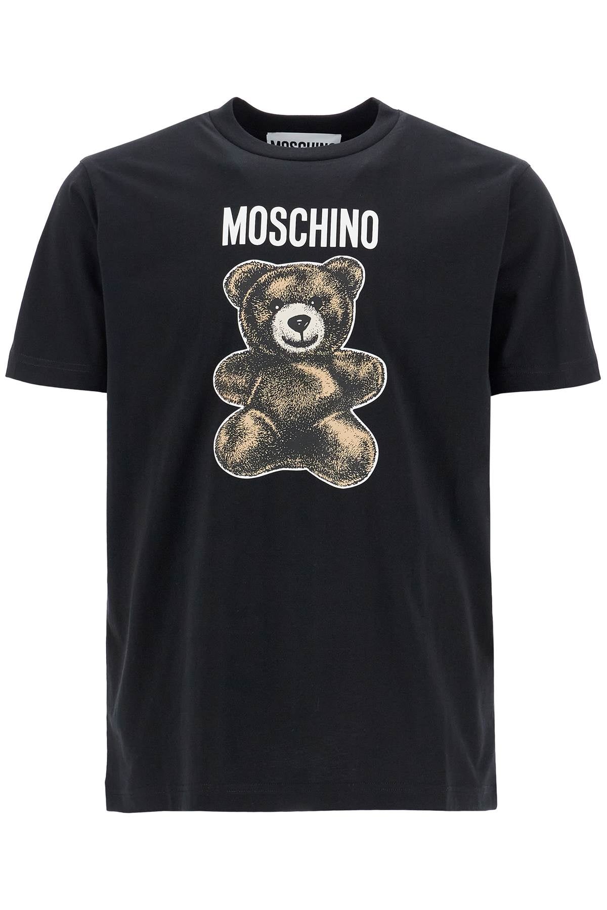 Moschino Teddy Bear Printed T-shirt  - Black