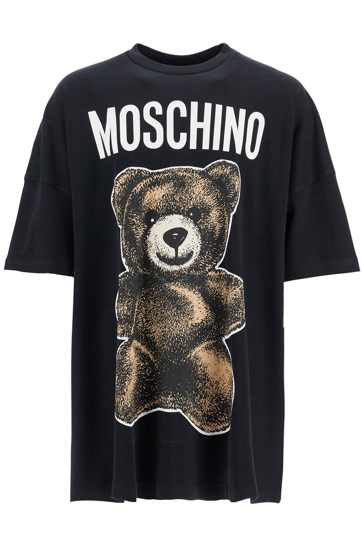 Moschino Teddy Bear Print Maxi T  - Black