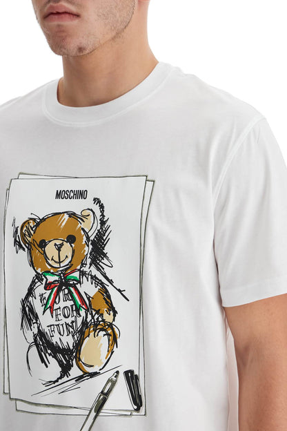 Teddy Bear T-shirt  - White