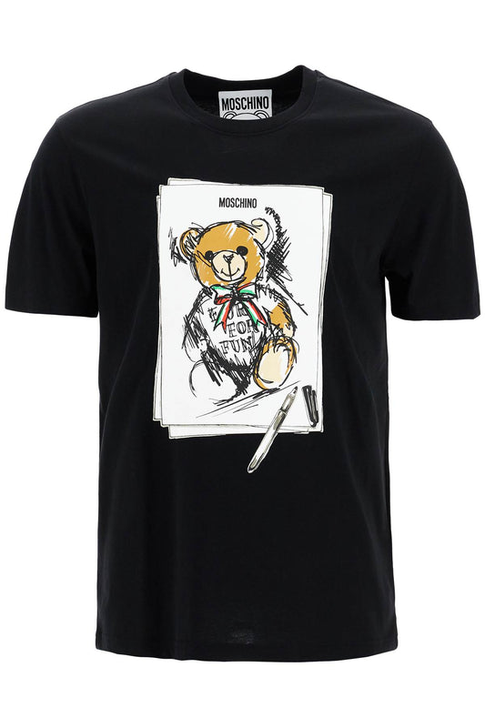 Teddy Bear T-shirt  - Black