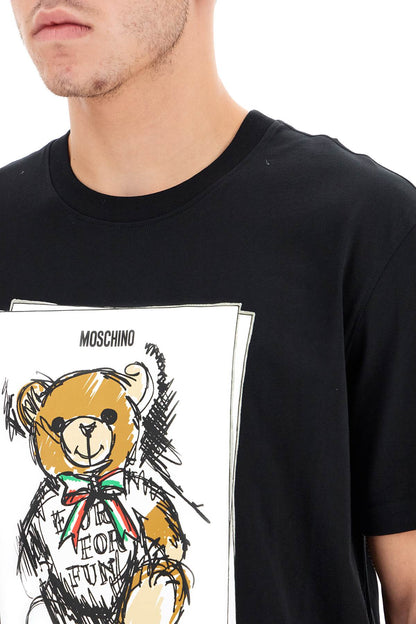 Teddy Bear T-shirt  - Black