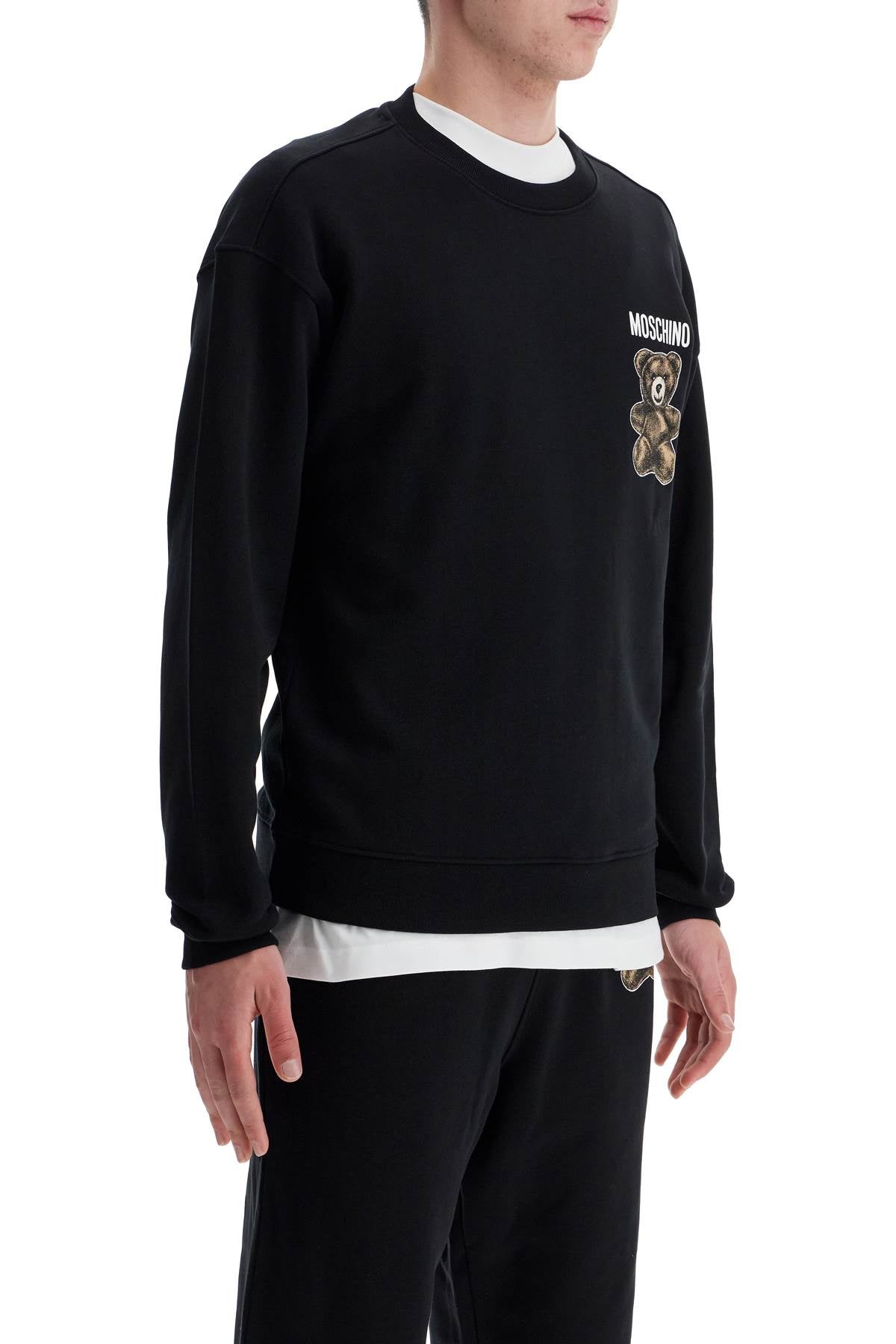 Moschino Teddy Bear Crewneck  - Black