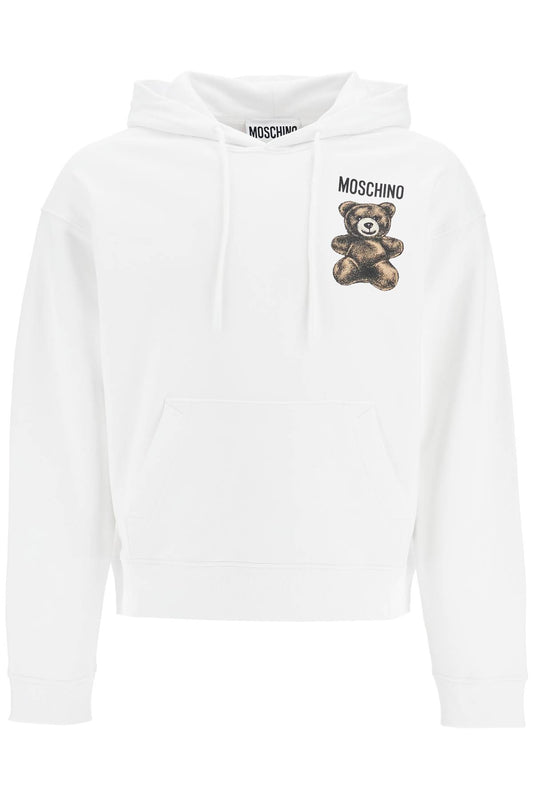 Moschino Teddy Bear Hooded Sweat  - White