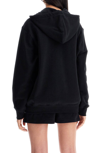 Hooded Teddy Bear Sweatshirt  - Black