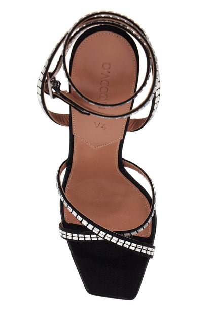 Square Sandals  - Black