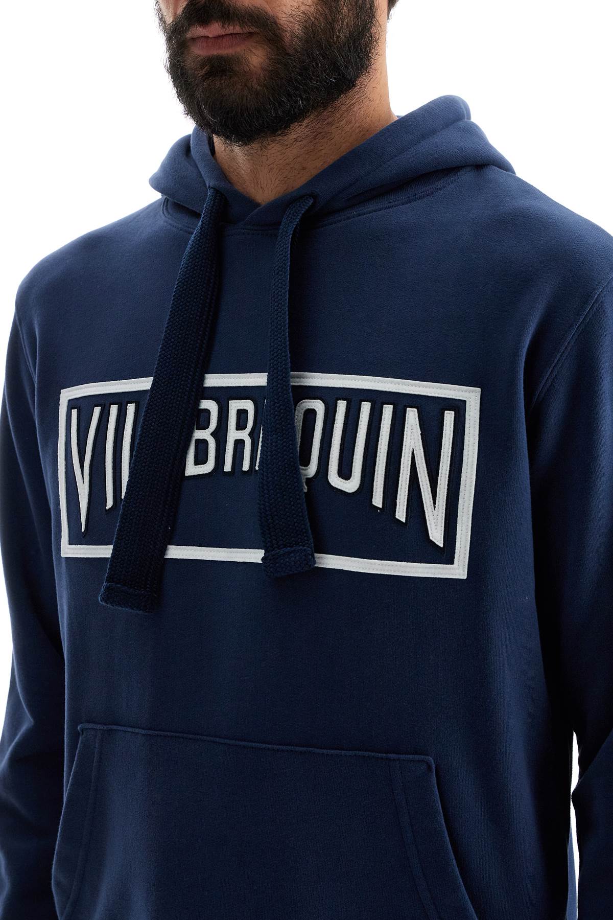 Hooded Sweatshirt With  - Blue