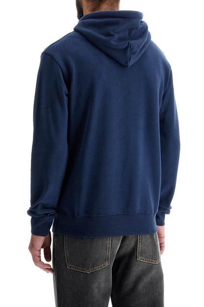 Hooded Sweatshirt With  - Blue