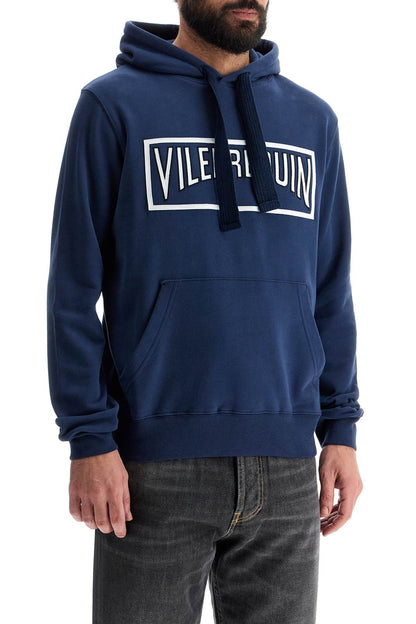 Hooded Sweatshirt With  - Blue