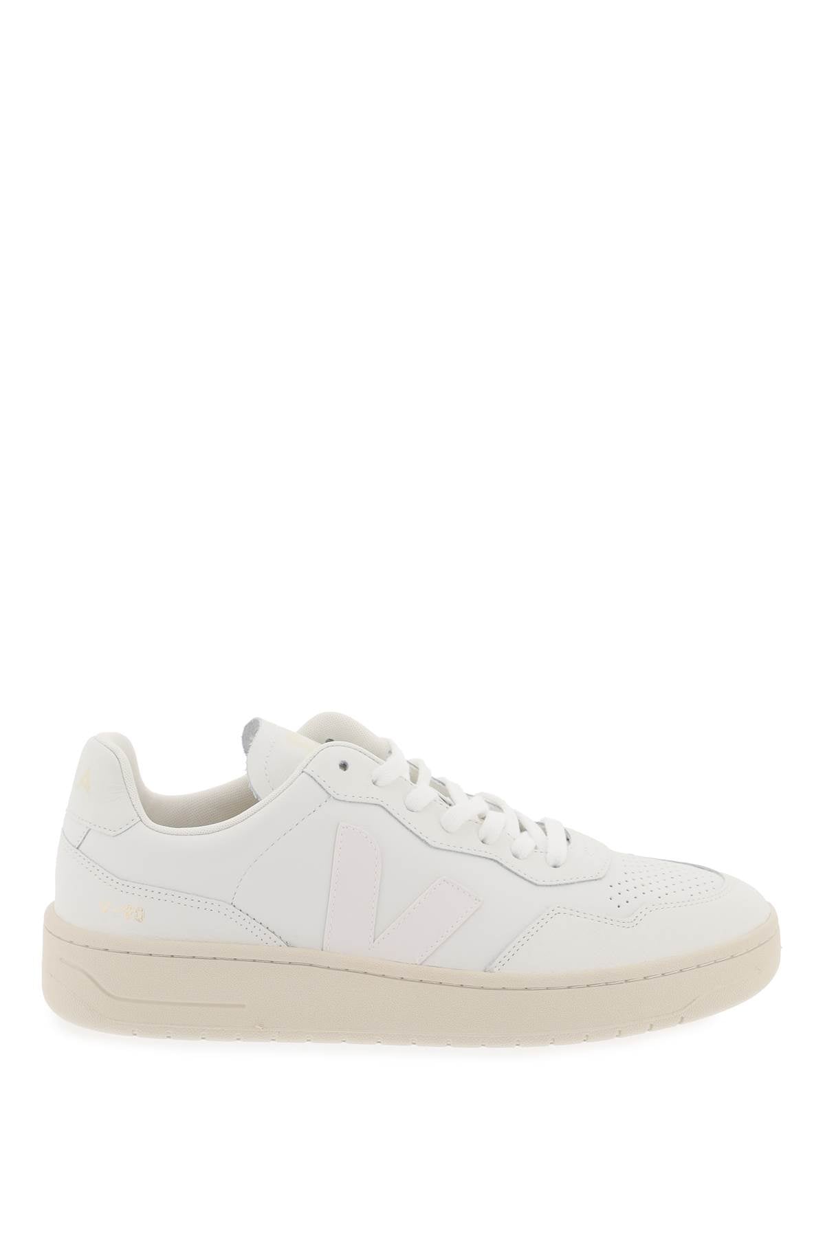 Leather V-90 Sne  - White