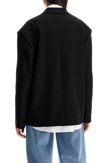 'klero' Wool Gabardine  - Black