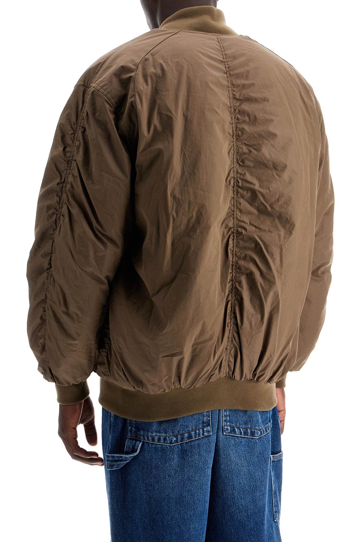 Bakya Oversized Bomber Jacket  - Khaki