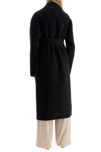 Coat With Belt  - Black