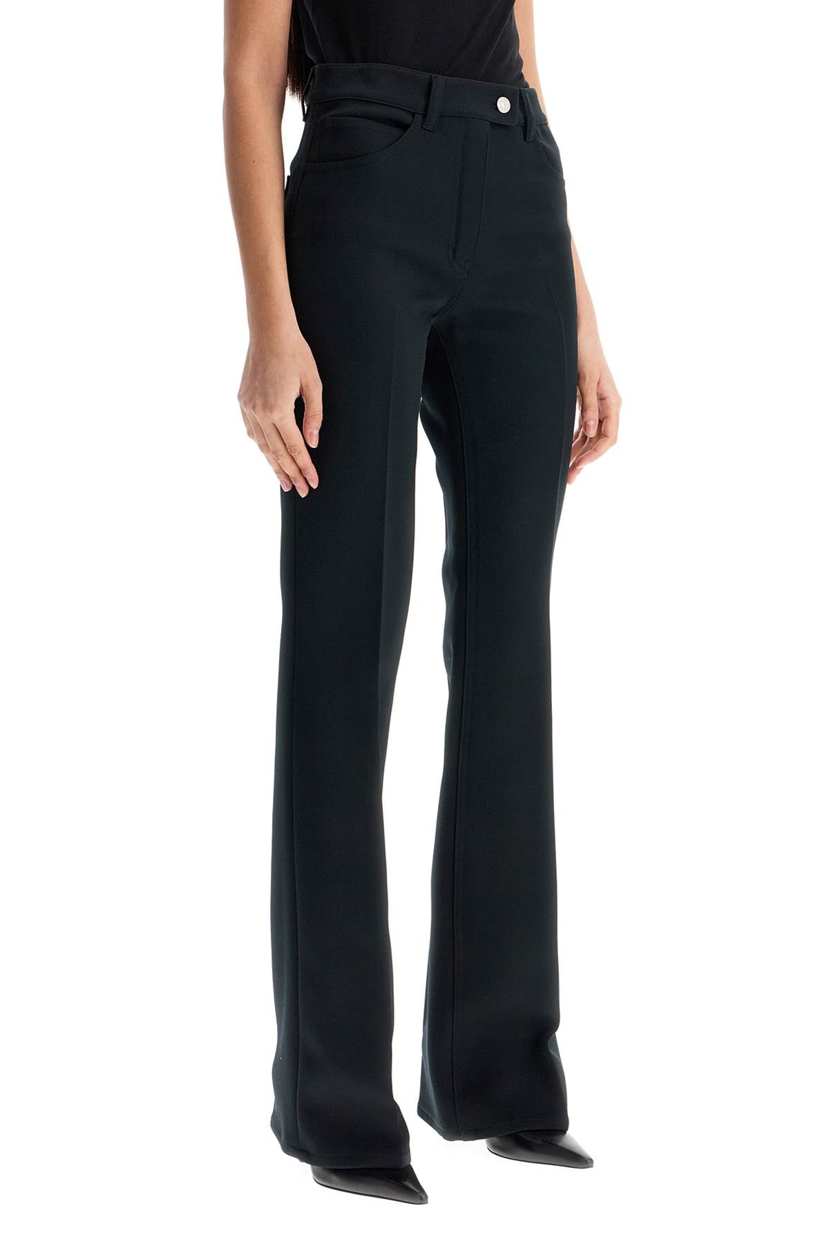 Bootcut Pants  - Black