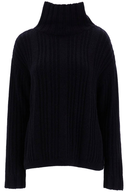 In Wool And Cashmere Sweater  - Blue