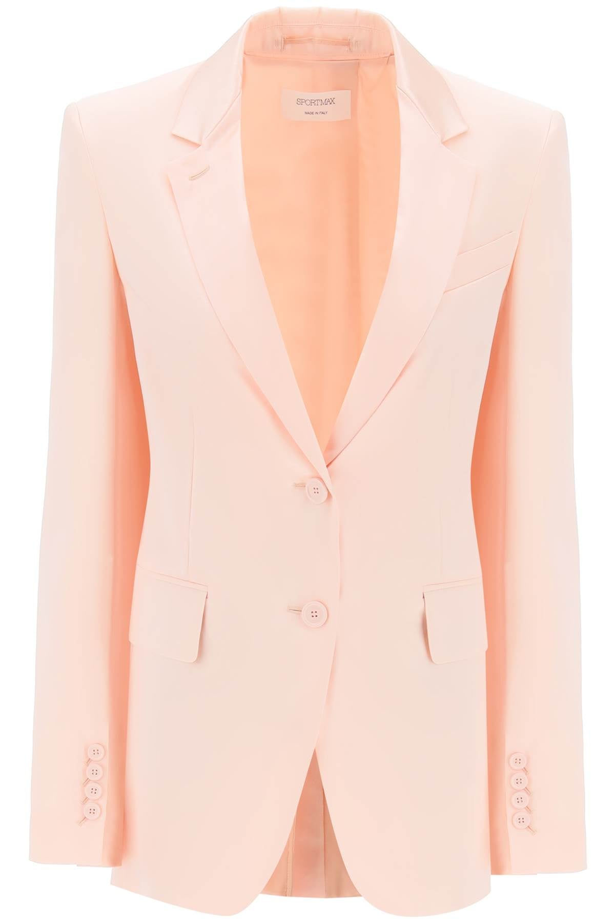 Satin Blazer For  - Pink