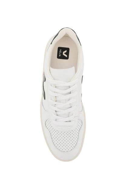 V-10 Leather Sneakers  - White