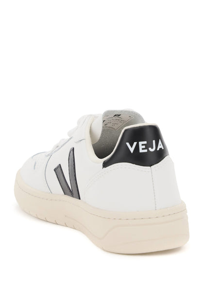 Leather V-10 Sneakers  - White