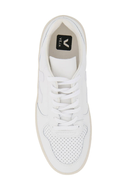 V-10 Leather Sneakers  - White