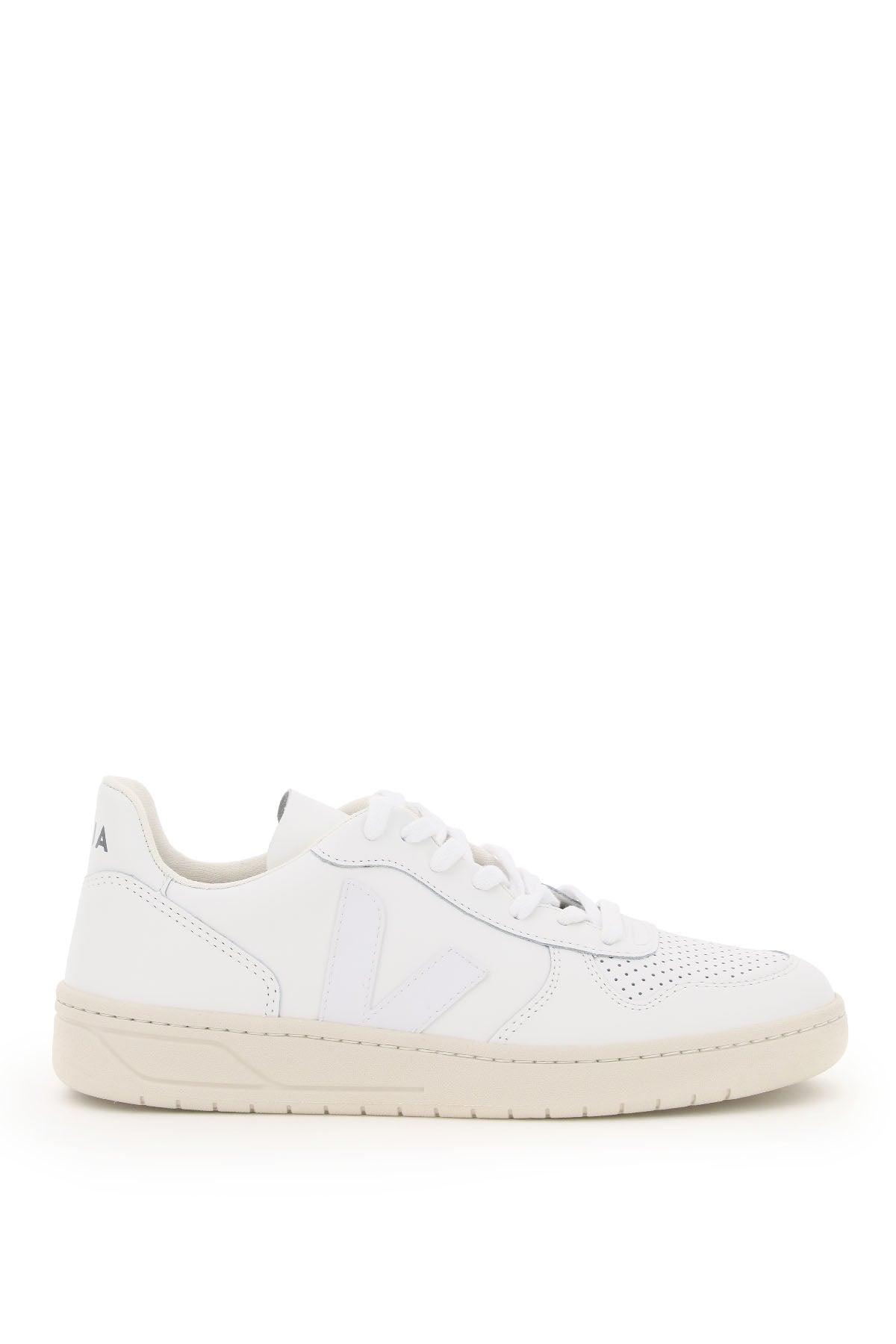 V-10 Leather Sneakers  - White